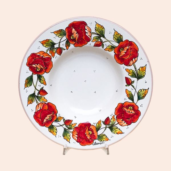 SET OF SOUP-PASTA PLATES OF CM.27 DIAMETER